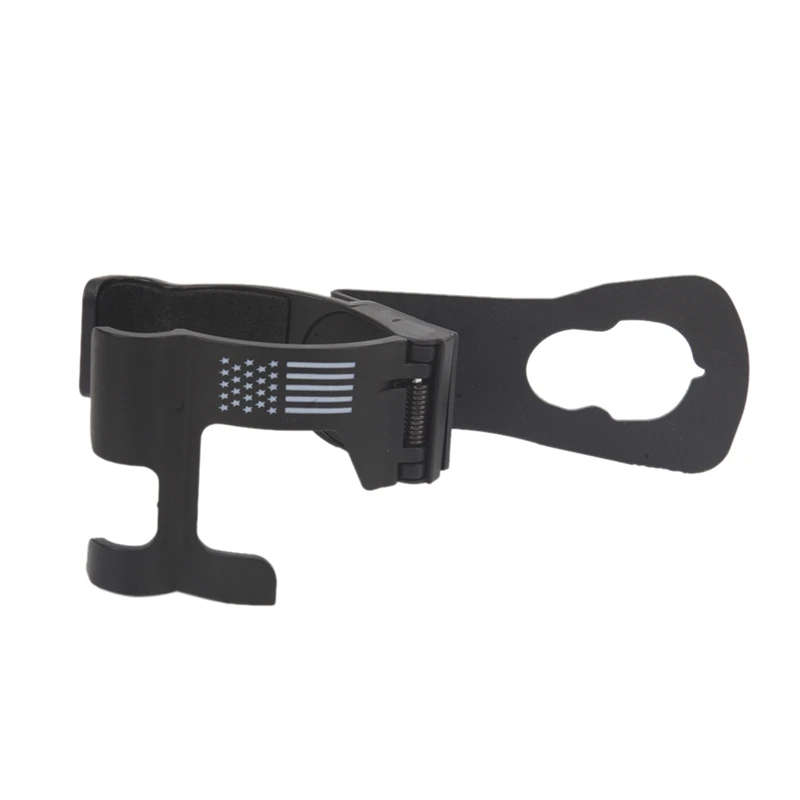 Car USA Flag Drink Cup Phone Holder 2 in 1 Bolt-on Stand Bracket for Jeep Wrangler JK 2012-2018