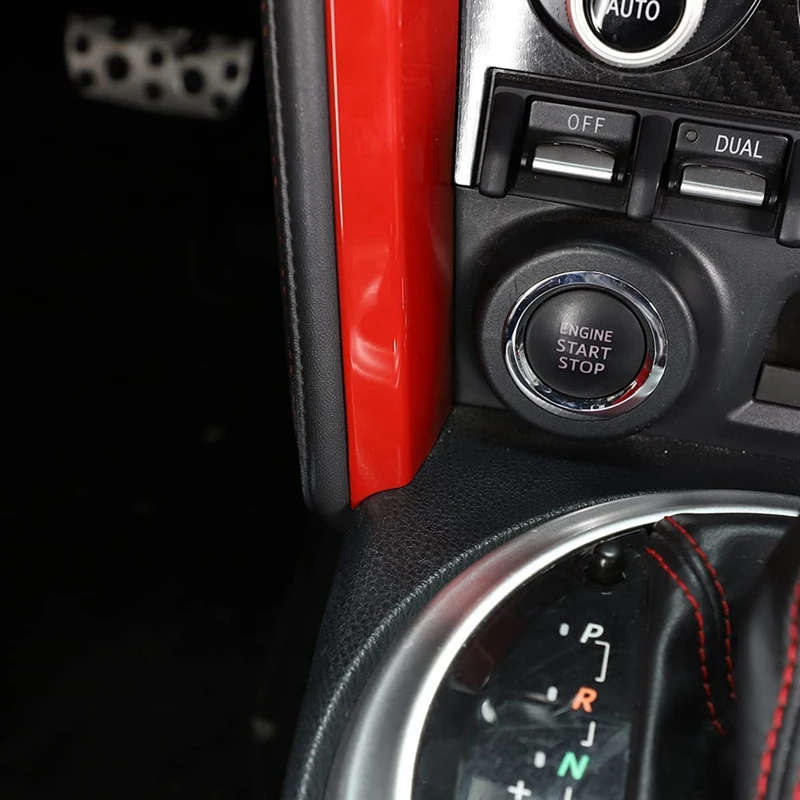For Subaru BRZ Toyota 86 2012-2020 Car Center Console Side Trim Cover Decorative Strip Stickers