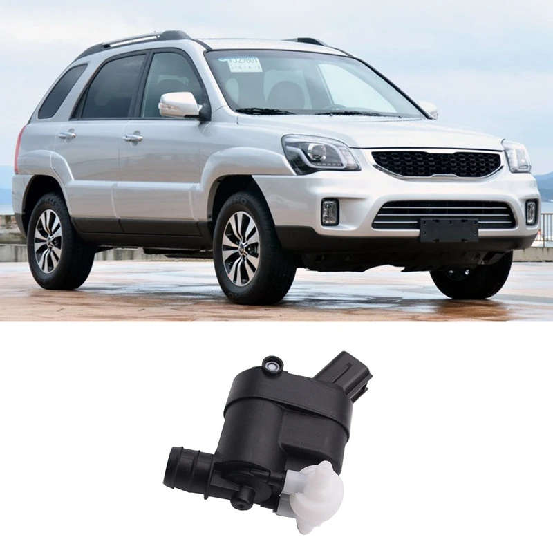 Windshield Washer Fluid Pump Motor for Kia Sportage 2016-2019 98510-2W500 Hyundai Santa Fe ELANTRA