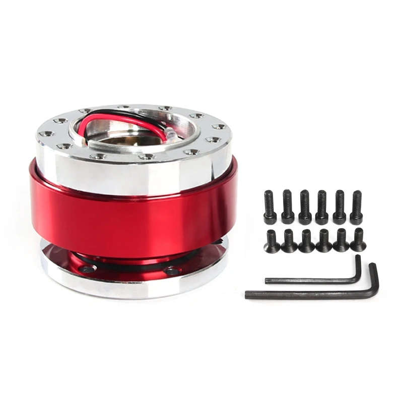 Universal 60mm Car Steering Wheel Quick Release HUB Racing Adapter Snap Off Boss Kit