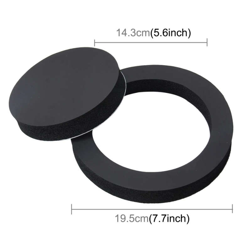 2 PCS Car Sound Insulation Speaker Soundproof Cotton with Self Adhesive