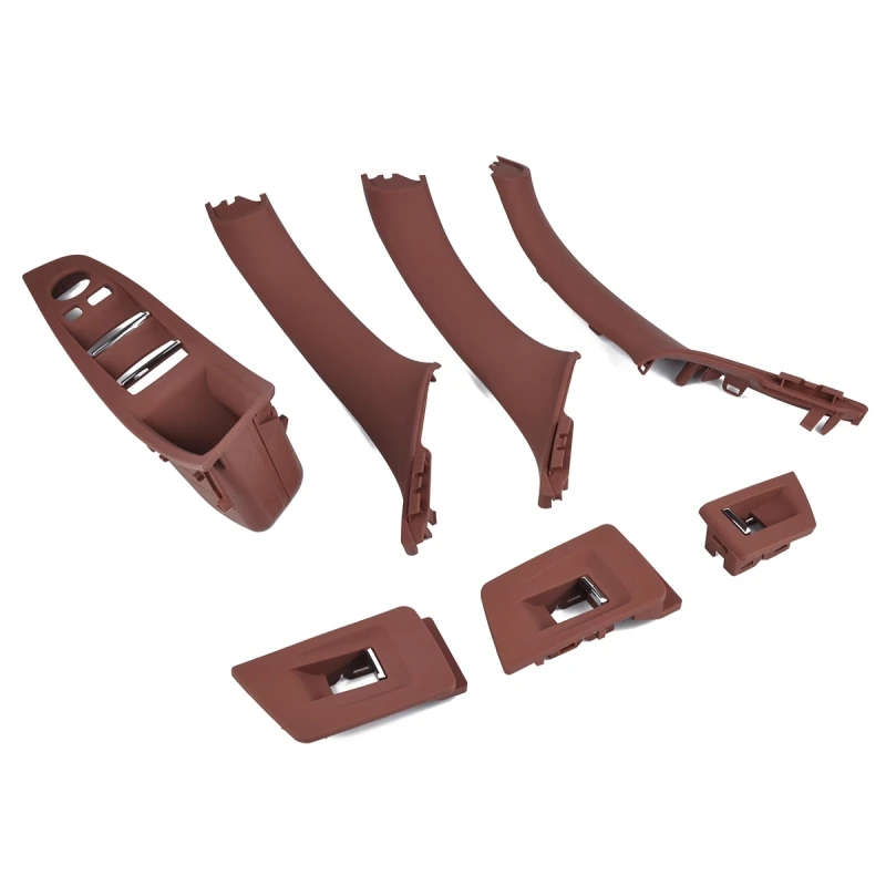 7 PCS Door Handle Window Switch Panel Interior Door Handle for BMW 5 Series 51417225875 51417225854