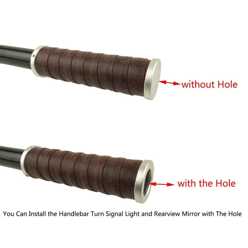 22MM Motorcycle Retro Handlebar Handlebar Handle with Holes Suitable for Vintage Cafe Racer