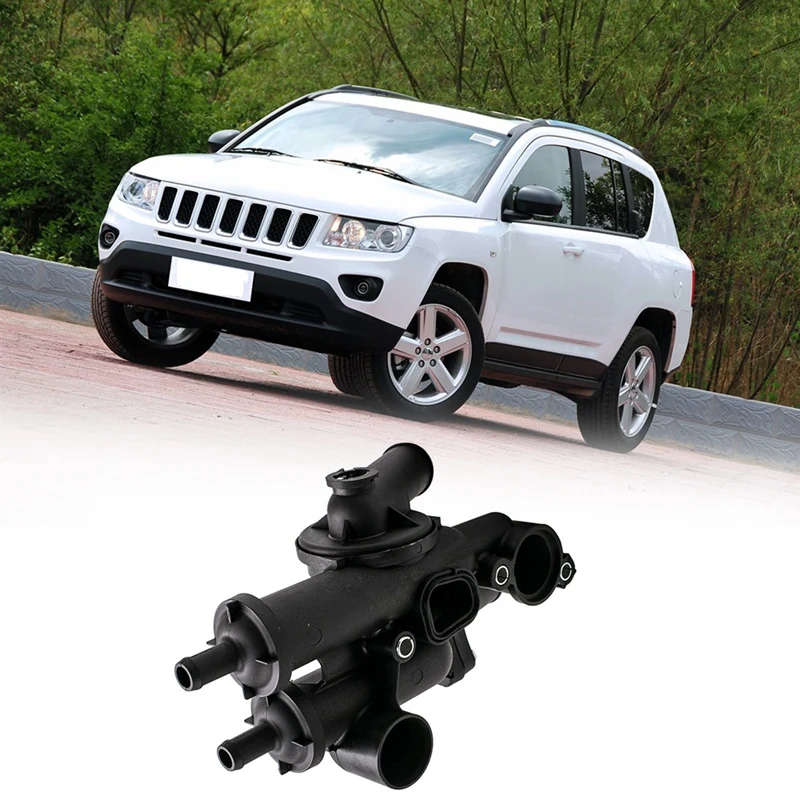 Car Engine Coolant Thermostat Housing for Jeep Compass Patriot 2007-2012 902-319 902319 68003582AB