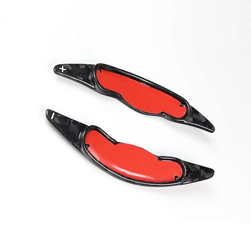 Carbon Fiber Car Steering Wheel Paddle Shift Trim for Mini F55 F56 Clubman F54 Cabrio F57