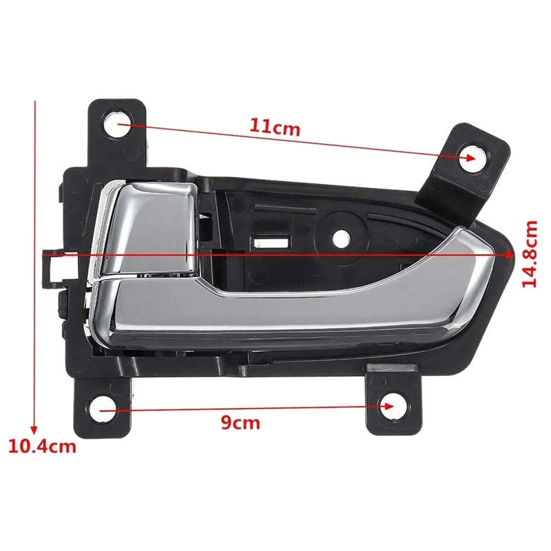 2Pcs Car Left/Right Inside Door Handle for KIA Sportage 2010-14 82610-3W000 82620-3W000