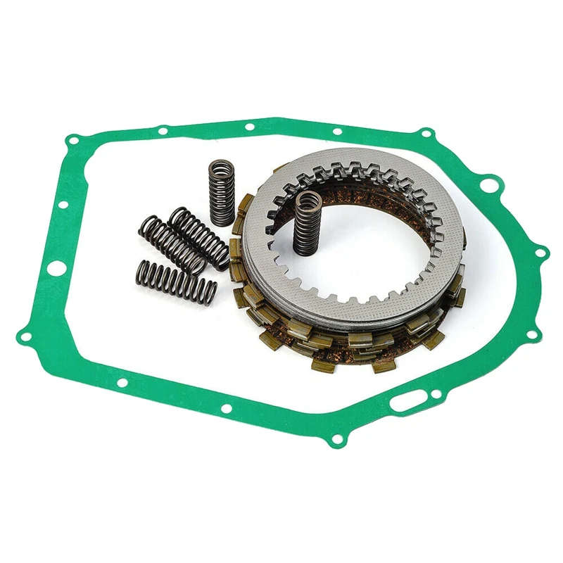 Clutch Kit Clutch Friction Plates Heavy Duty Springs & Cover Gasket for Yamaha Warrior 350 YFM350X