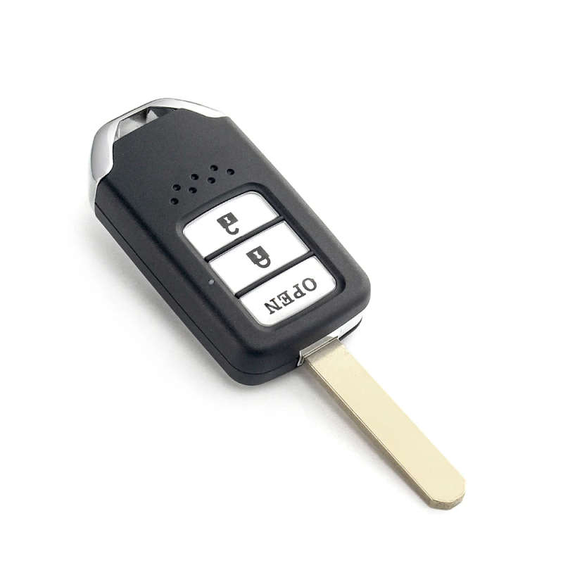 Fob 2/3 Buttons Filp Remote Key Shell For Honda FIT XRV VEZEL CITY JAZZ CIVIC Folding Car Key Case