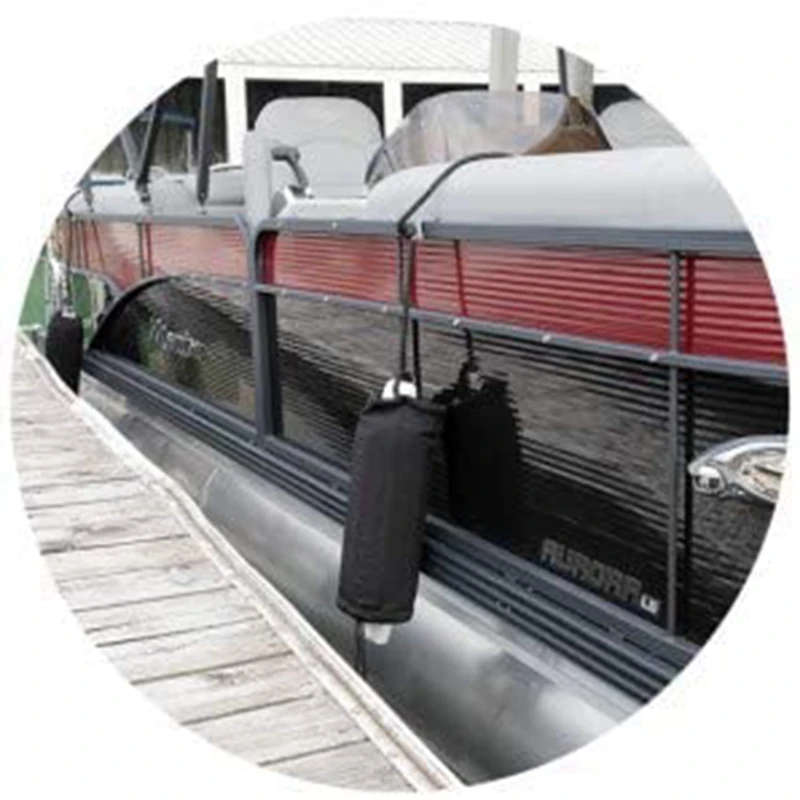 2PCS 40X11cm Fender Cover Marine Boat Fender Cover Inflatable Fishing Boat Bumper