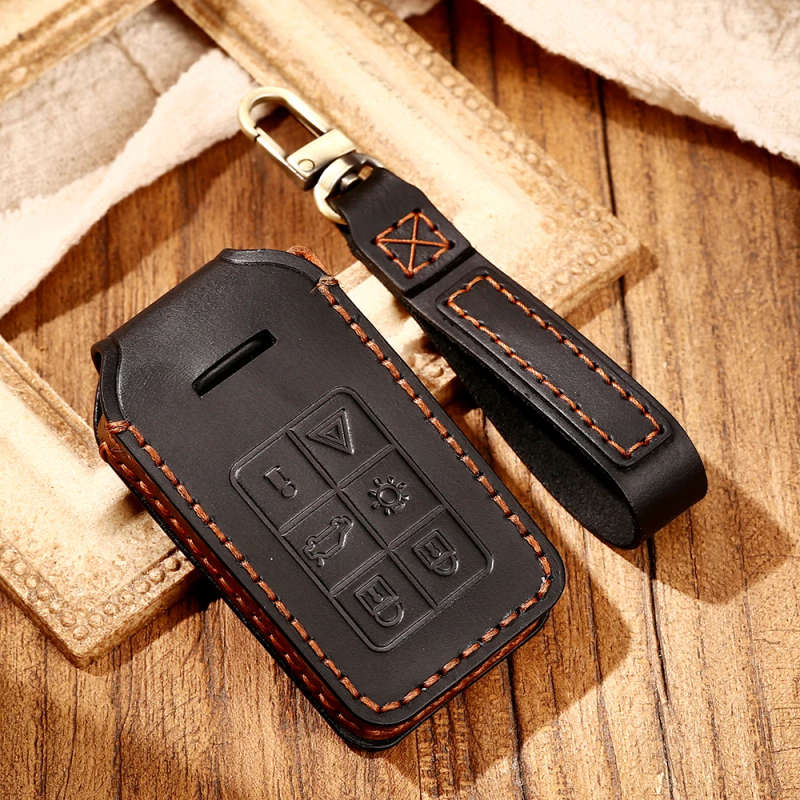 Case Cover For Volvo XC60 V60 S60 XC70 V40 XC40 XC90 XC70 S60 S80 S90 Auto Key Holder 5 6 Button