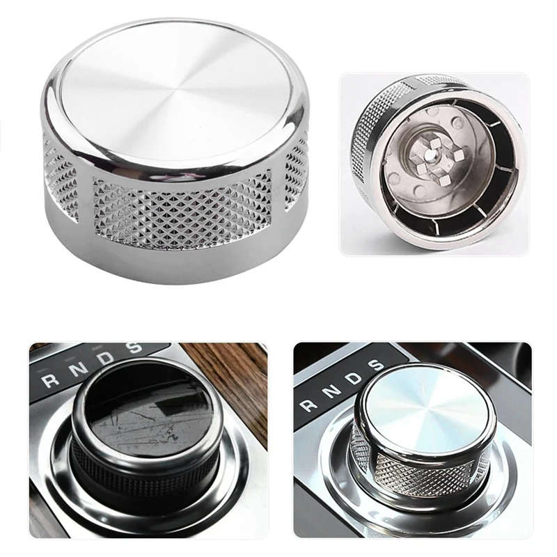 Car Gear Shift Selector Knob Upgrade Chrome Fit for Land Rover Autobiography Style Range Rover