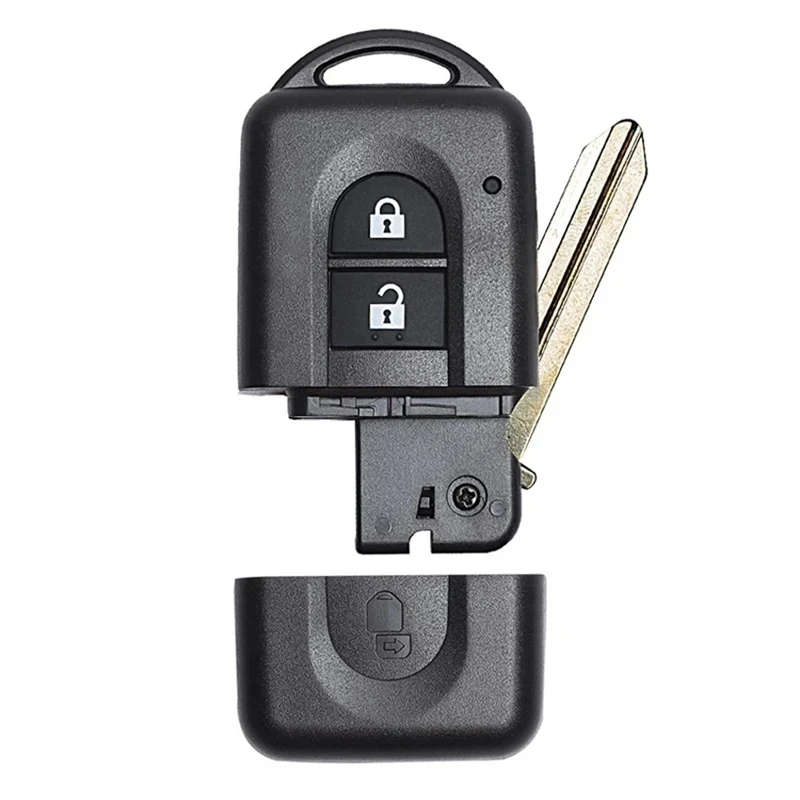 Car Keyless Entry Remote Key with 2 Button 433MHz ID46 Chip for Nissan X-Trail Qashqai Pathfinder