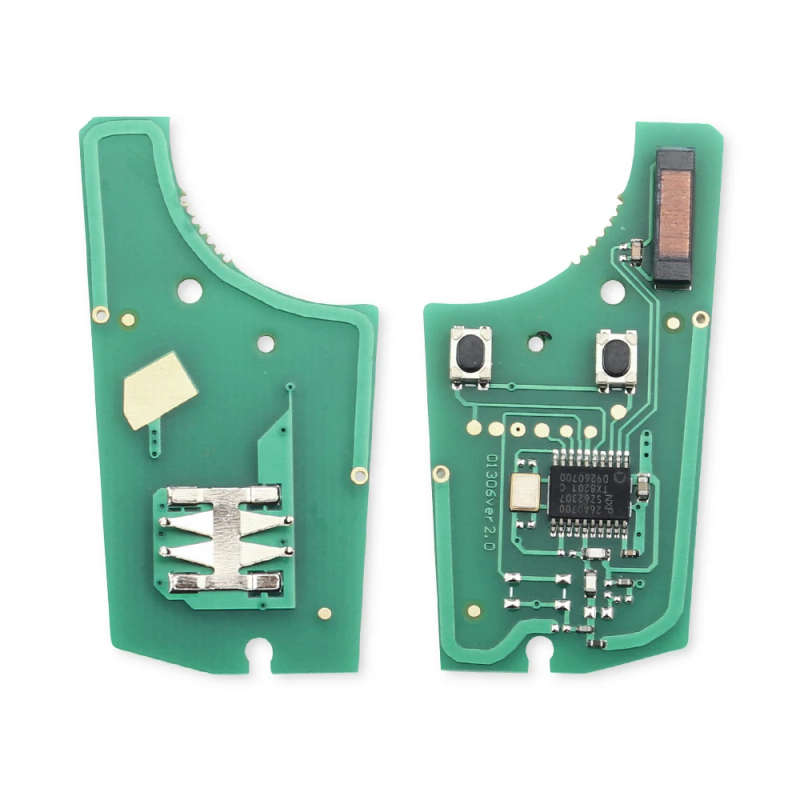 Flip 2 Buttons Remote 433MHz Car Key Fob For Opel Vauxhal Astra H 04-08 Zafira B With PCF7941 Chip