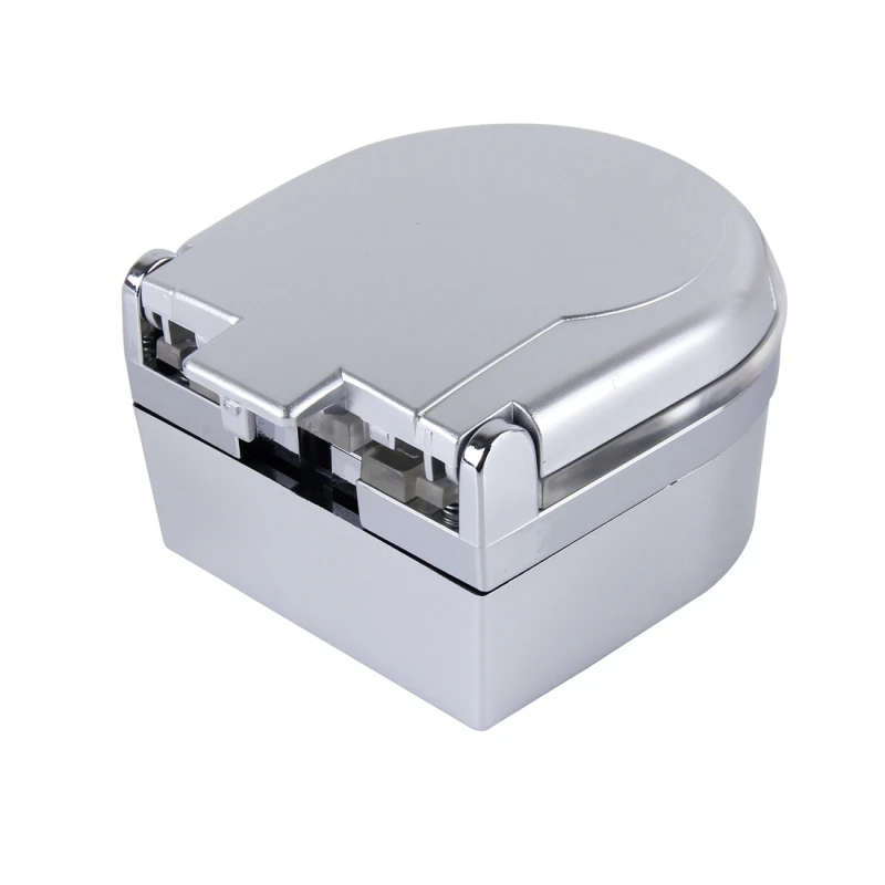 Mini Portable Car Ashtray Blue LED Light for Dashboard Cigar Cigarette