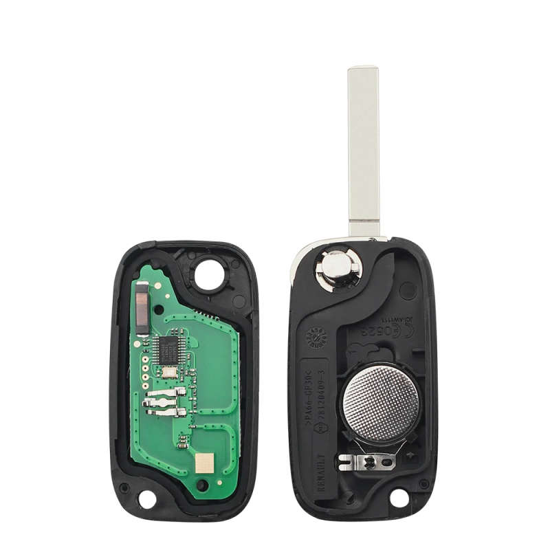 For Renault Scenic III Megane III Fluence 2009-15 VA2 Blade Fob 2/3 Buttons PCF7961 Chip Remote Key