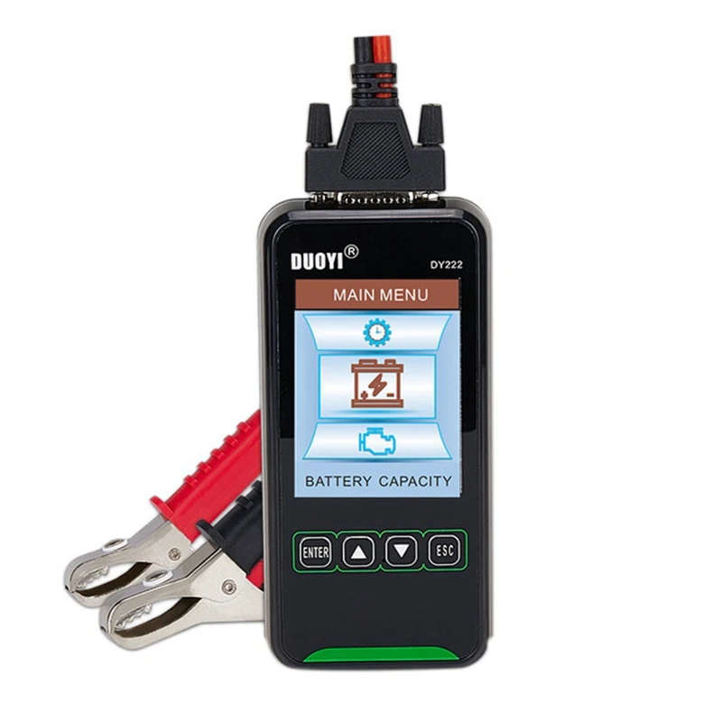 DUOYI DY222 Car Battery Tester 12V 24V Digital Automotive Battery Tester