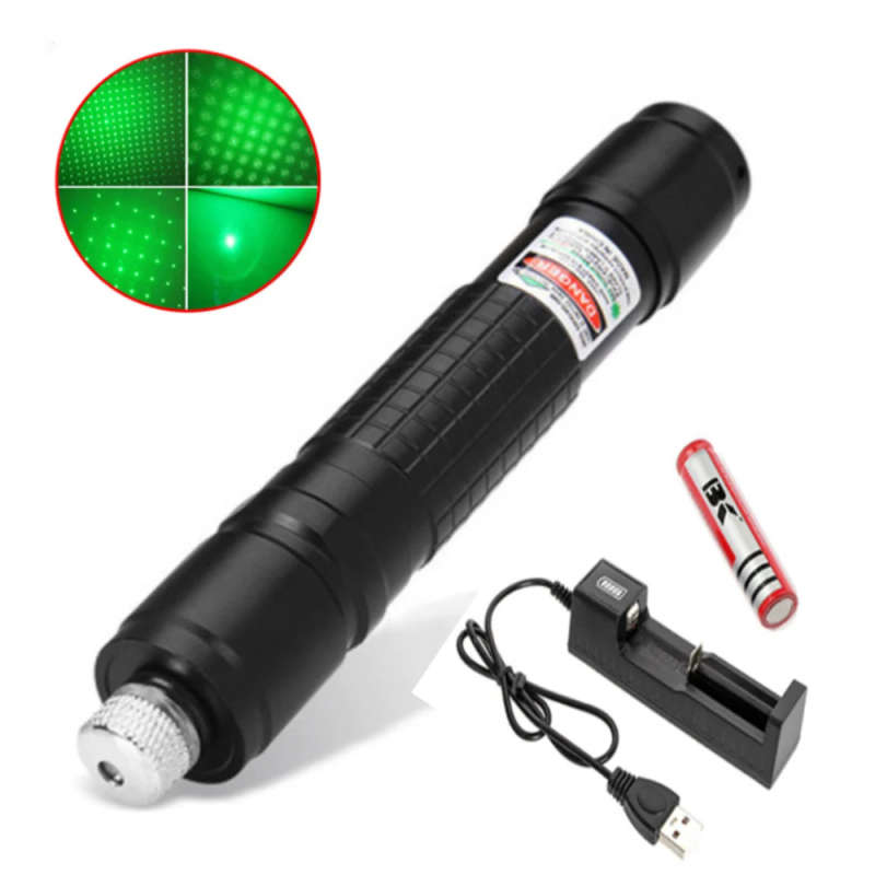 Hunting high-power green laser usb charging adjustable focus green laser pointer 532nm 500