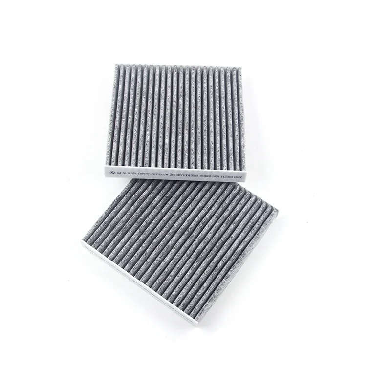 Auto activated carbon oil filter grille for bmw X3 sdrive 20i 28 I xDrive X4 30d 35d 2.0 filter