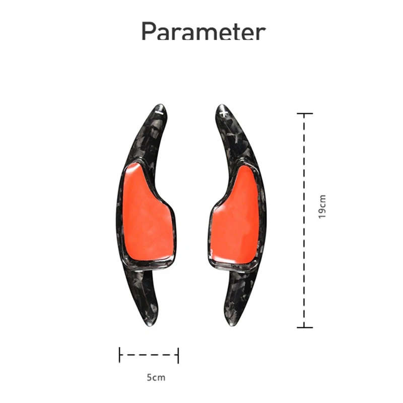 Carbon Fibre Car Steering Wheel Paddle Shifter Extension Shifter Forged for Chevrolet Camaro 2016-19