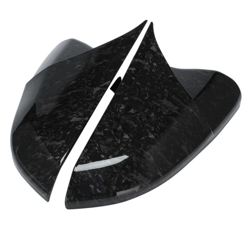 Car Forged Carbon Pattern Side Rear View Mirror Cover For Honda Civic 2016-2021