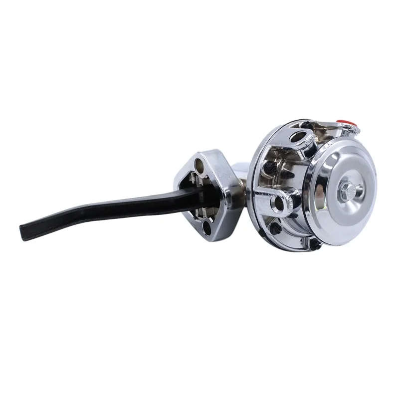 for SB Small Block Ford 221 260 289 302 351 Two Valve 80 Gph Mechanical Fuel Pump, Chrome