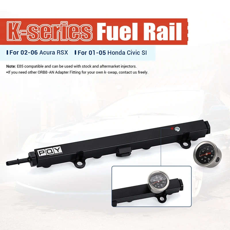 High Flow Injection Fuel Rail for Honda Civic SI 01-05 ACURA K Series