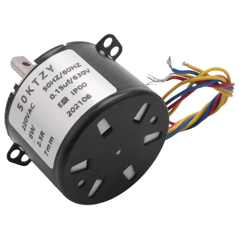 5X 50Ktyz Ac220V 10W 0.5A 2.5R/ Min Permanent Magnet Synchronous Motor Ac Gear Reduction