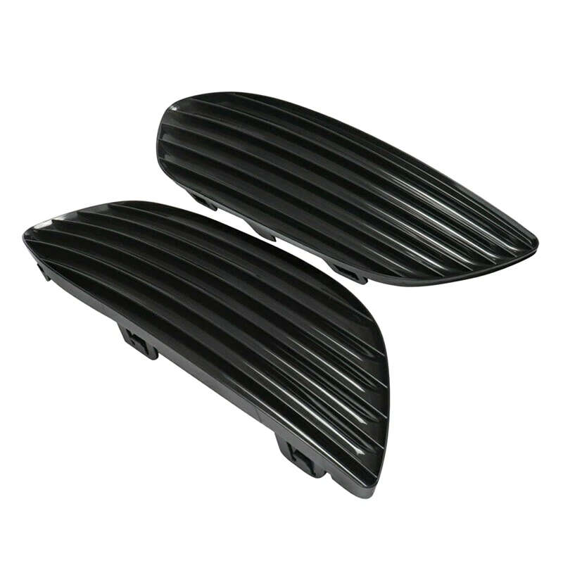 Car Front Bumper Wind Net Front Bumper Grille Fog Light Shield for Mercedes-Benz C-Class W205 C180