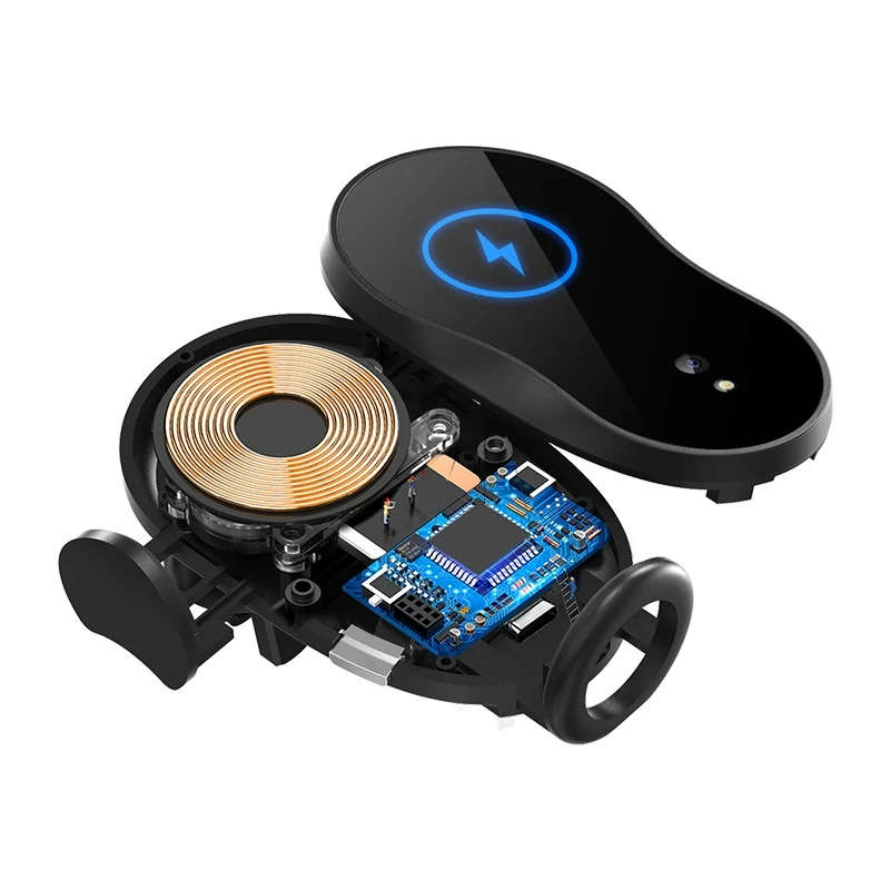 Car Wireless Charger 15W Mobile Phobe Holder Auto Interior Infrared Sensor Automatic