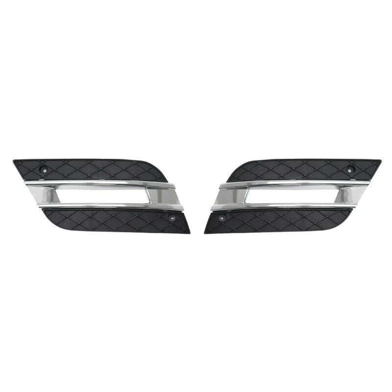 Left + Right DRL Light Cover Front Bumper Grilles for Mercedes-Benz W164 ML450 ML CLASS 2009-2011