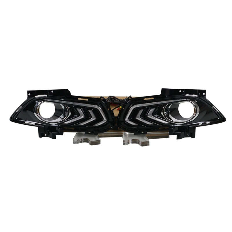 2Pcs for 2013-2015 Ford New Mondeo with Yellow and Blue Three-Color Daytime Running Lights