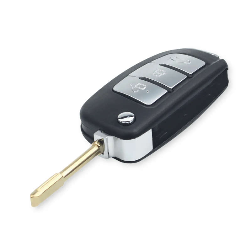 Midified 3 Buttons Flip Folding Remote Car Key Shell Fob For FORD Focus Mondeo Key Case