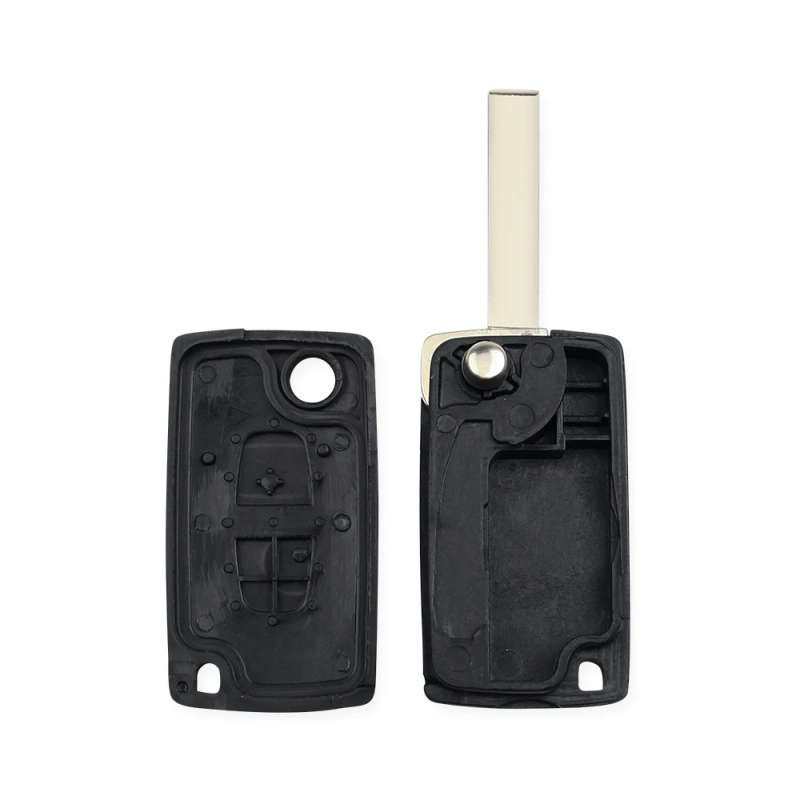 Remote Entry Key Fob Shell Case 2 Buttons For Peugeot 307 107 207 407 Citroen C2 C3 C4 C5