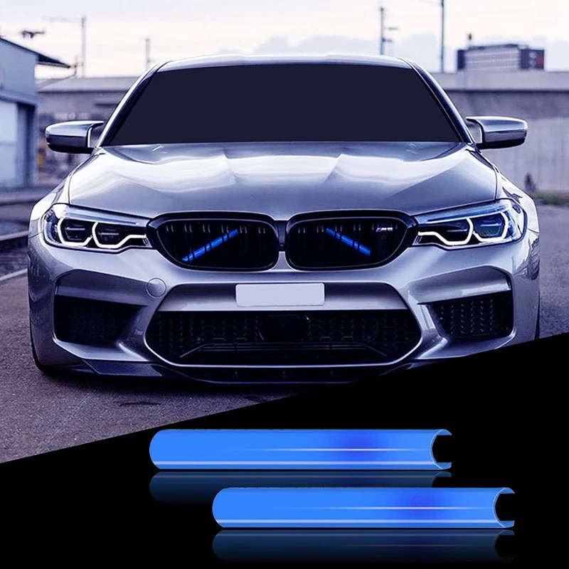 Car Strip Sticker Cover Frame For-BMW F20 F21 F22 F23 F30 F32 G20 Front Grille Trim Strips