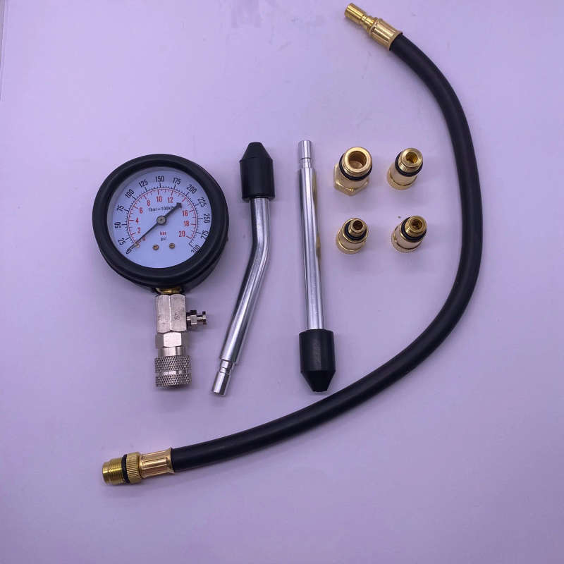 Diesel Engine Compression Cylinder Pressure Tester Gauge Kit Tester Leakage Diagnostic Automotive...