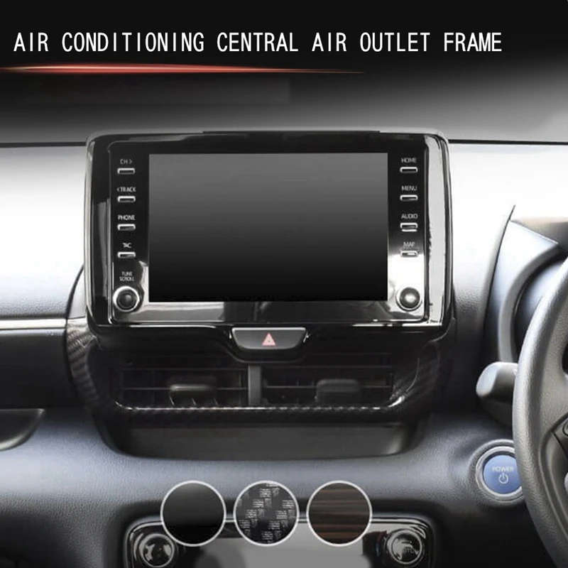 Car Air Outlet Cover Trim Frame for Toyota YARIS CROSS 2020 2021