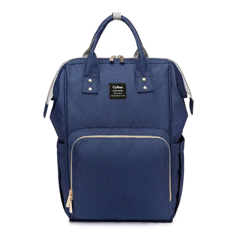 Diaper Bag Mummy Maternity Nappy Bag Pure Color 42CM Travel Backpack Designer Nursing Bag For Baby