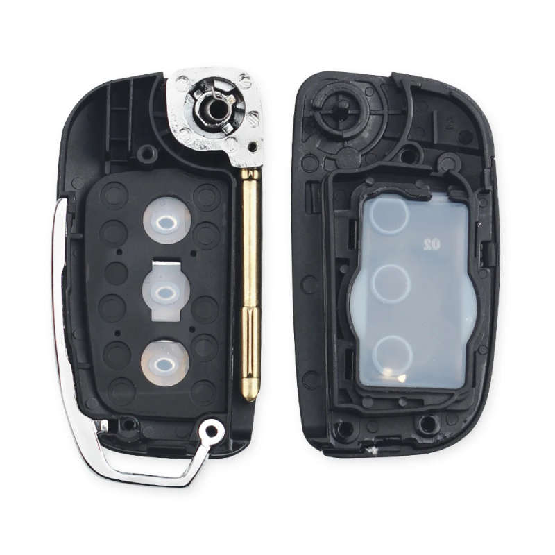 Midified 3 Buttons Flip Folding Remote Car Key Shell Fob For FORD Focus Mondeo Key Case