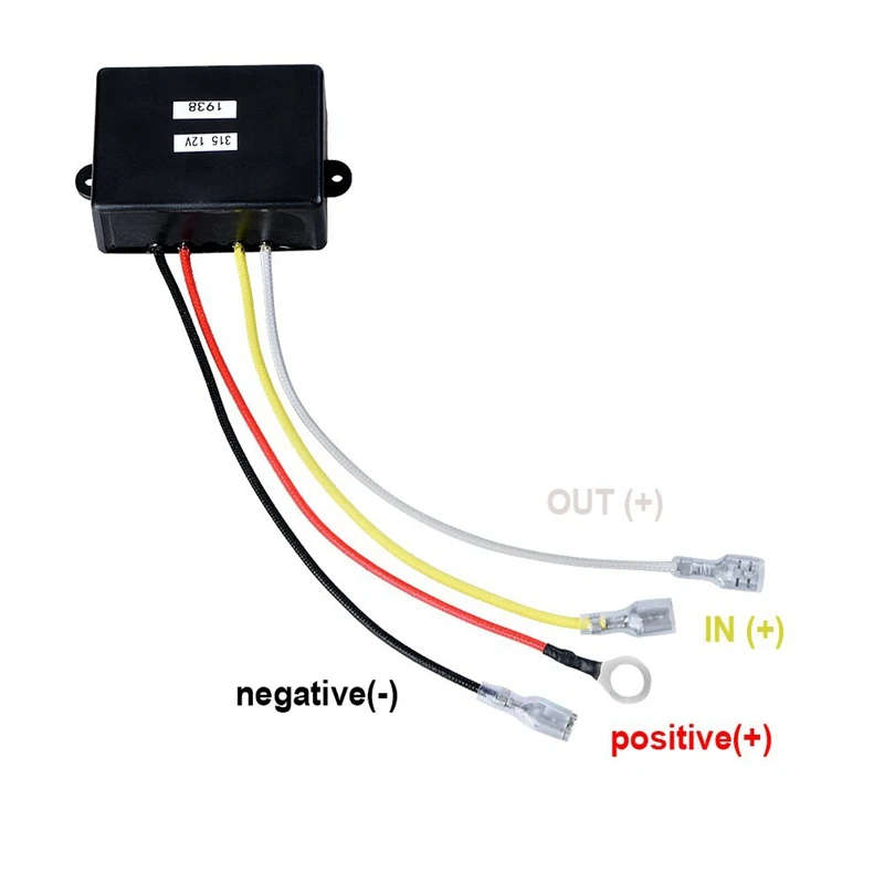 12V 500A Winch Remote Contactor Winch Control Solenoid Relay Twin Wireless Remote Recovery