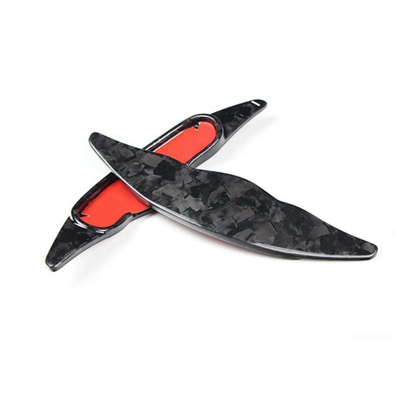Carbon Fiber Car Steering Wheel Paddle Shift Trim for Mini F55 F56 Clubman F54 Cabrio F57