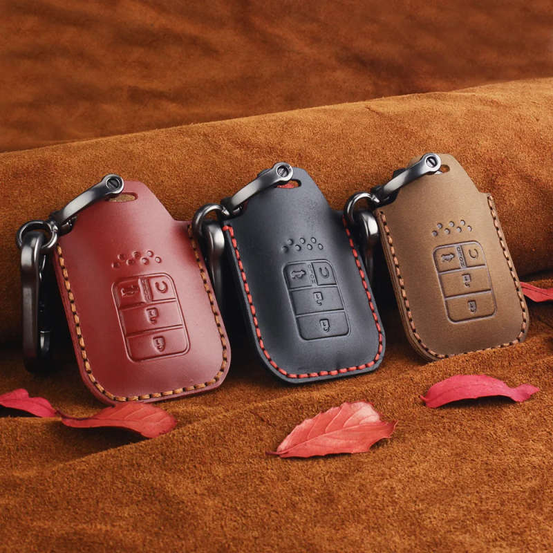 Car Key Case Cover For Honda CRV Accord Odyssey Crider City HRV Vezel Spirior Civic Fit Jade
