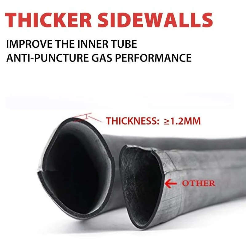 Heavy Duty Inner Tube with TR-13 Straight Valve Stem - for Wheelbarrows, Mowers, Hand Trucks