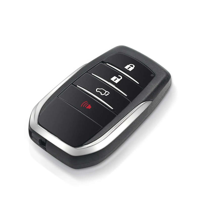Car Key Shell Blanks Case 4 Buttons For Toyota RAV4 Corolla Highlander Crown Camry Prado Rezi