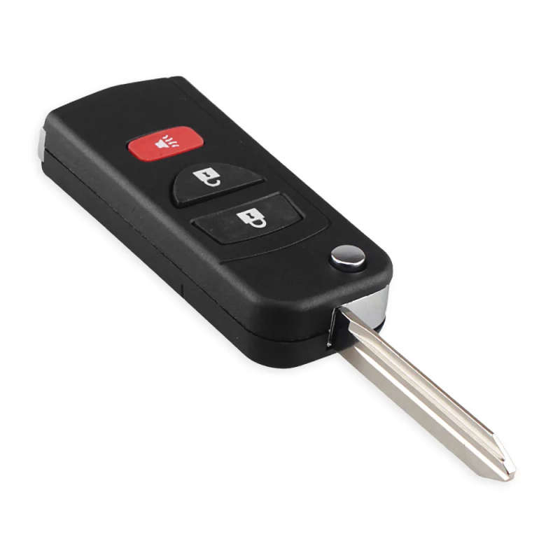 Remote Flip Folding Key Shell Case Fob for Nissan Infiniti Xterra Frontier Muranon PATHFINDER