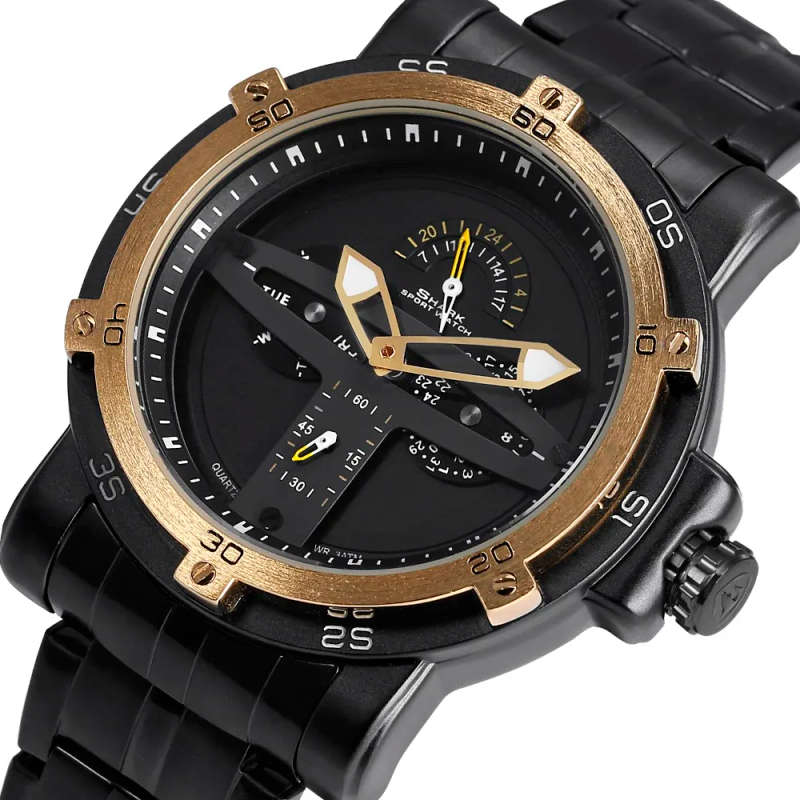 GENUINE SHARK Greenland Shark Sport Watch Men Luxury Brand