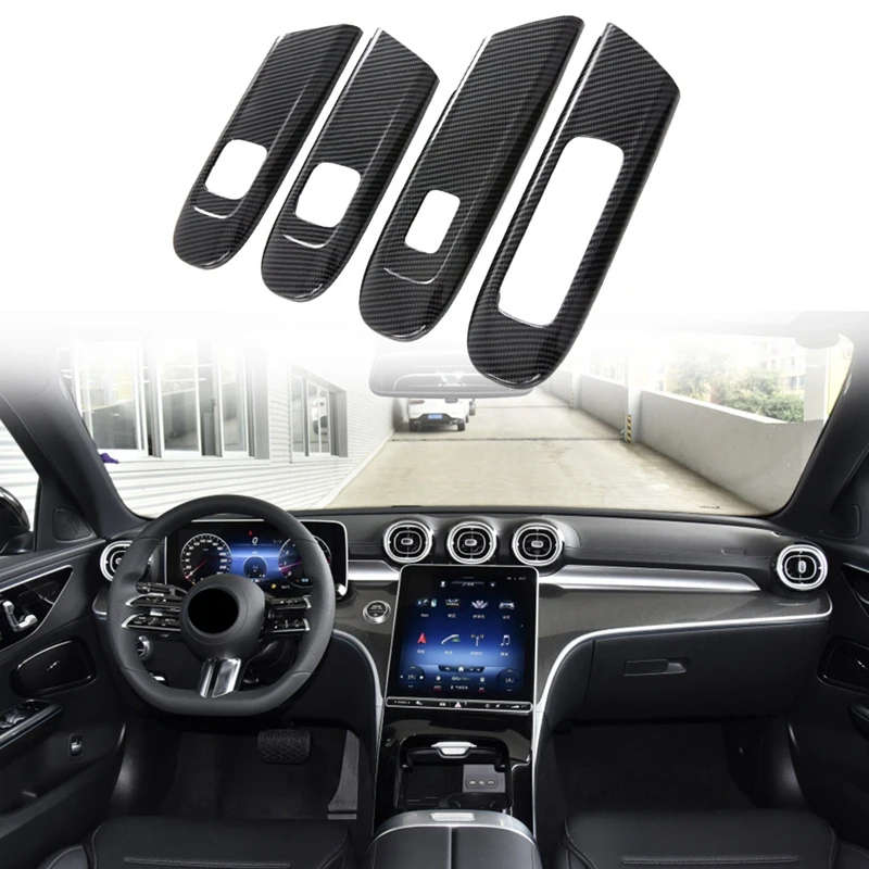 For Mercedes-Benz C-Class W206 C260 2022 Window Control Panel Glass Lift Switch Cover Trim
