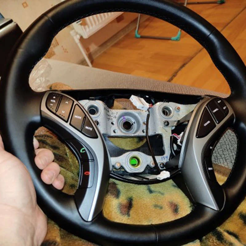 Cruise Control Music Steering Wheel Buttons for Hyundai Elantra 2012-15 AT 2012-14 MT I30