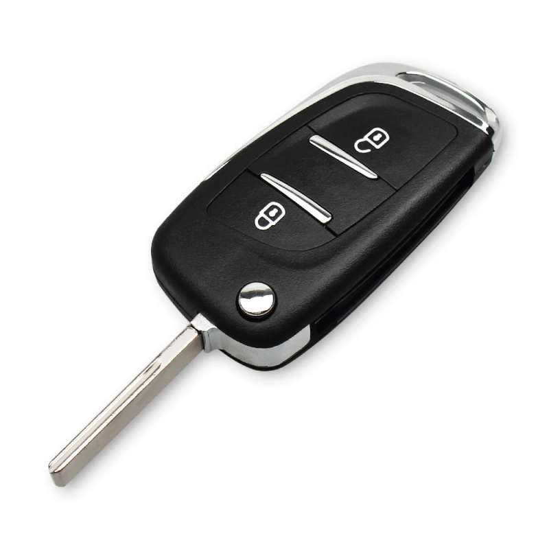 For Citroen/Peugeot 306 407 807 Modified Flip Remote Car Key Shell Fob CE0523 2/3B