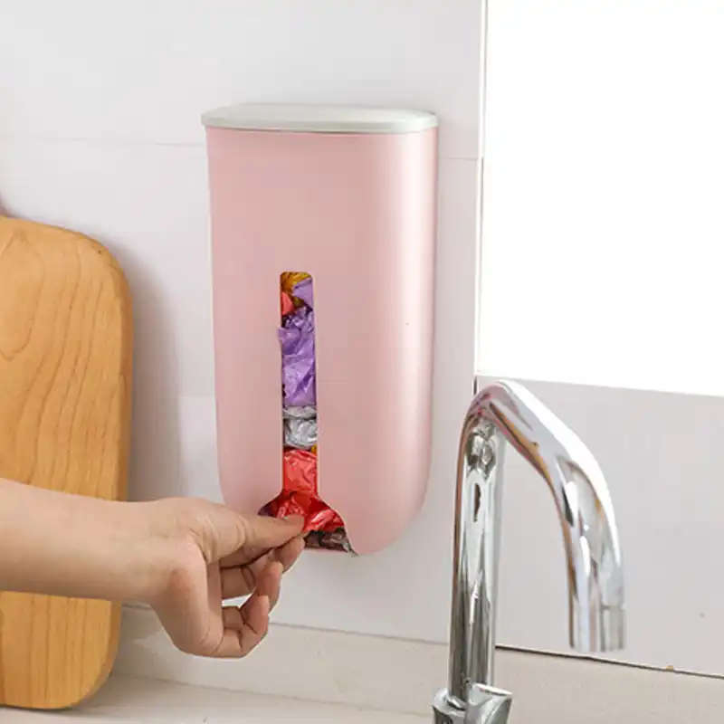 Smart Plastic Bag Storage And Dispenser