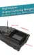 Fish Finder RC Bait Boat for Fishing with Remote Control GPS, Bait Boat for Carp Fishing with 2 Moto